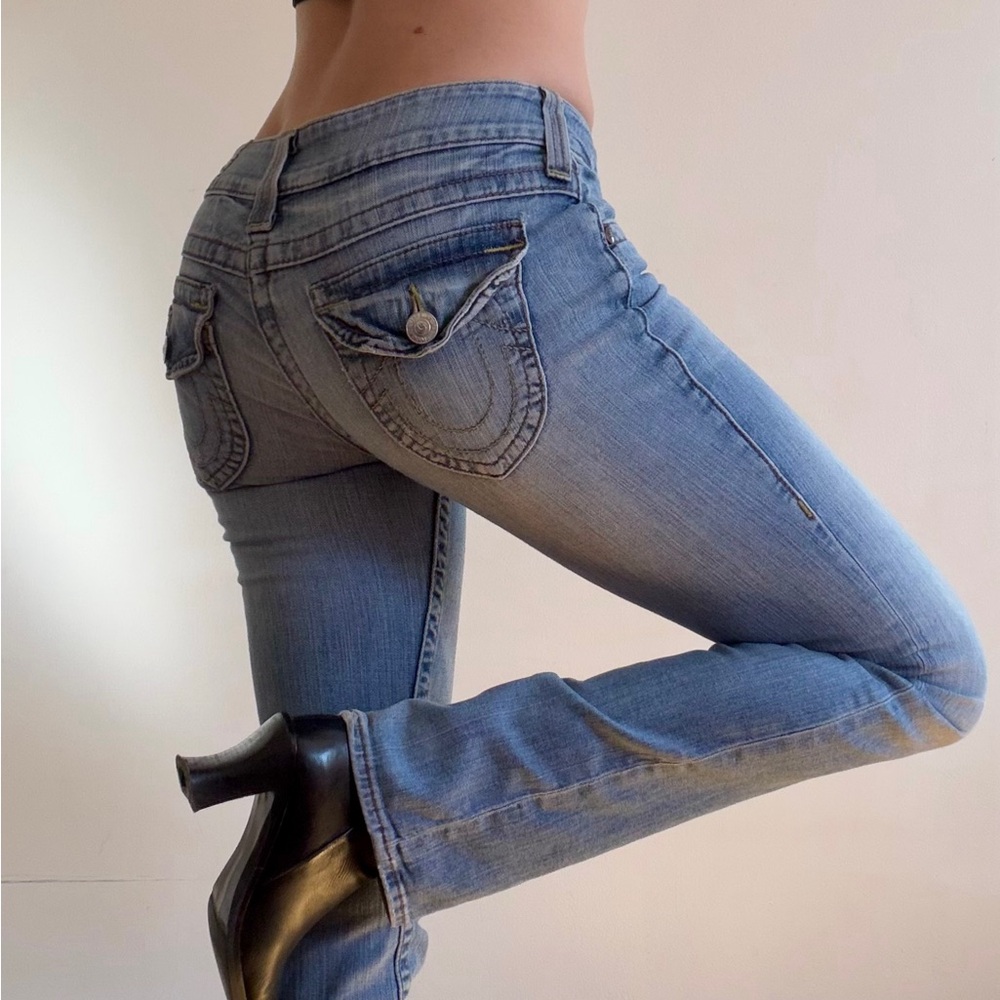 Vintage True Religion Low-Rise Straight Jeans size 27